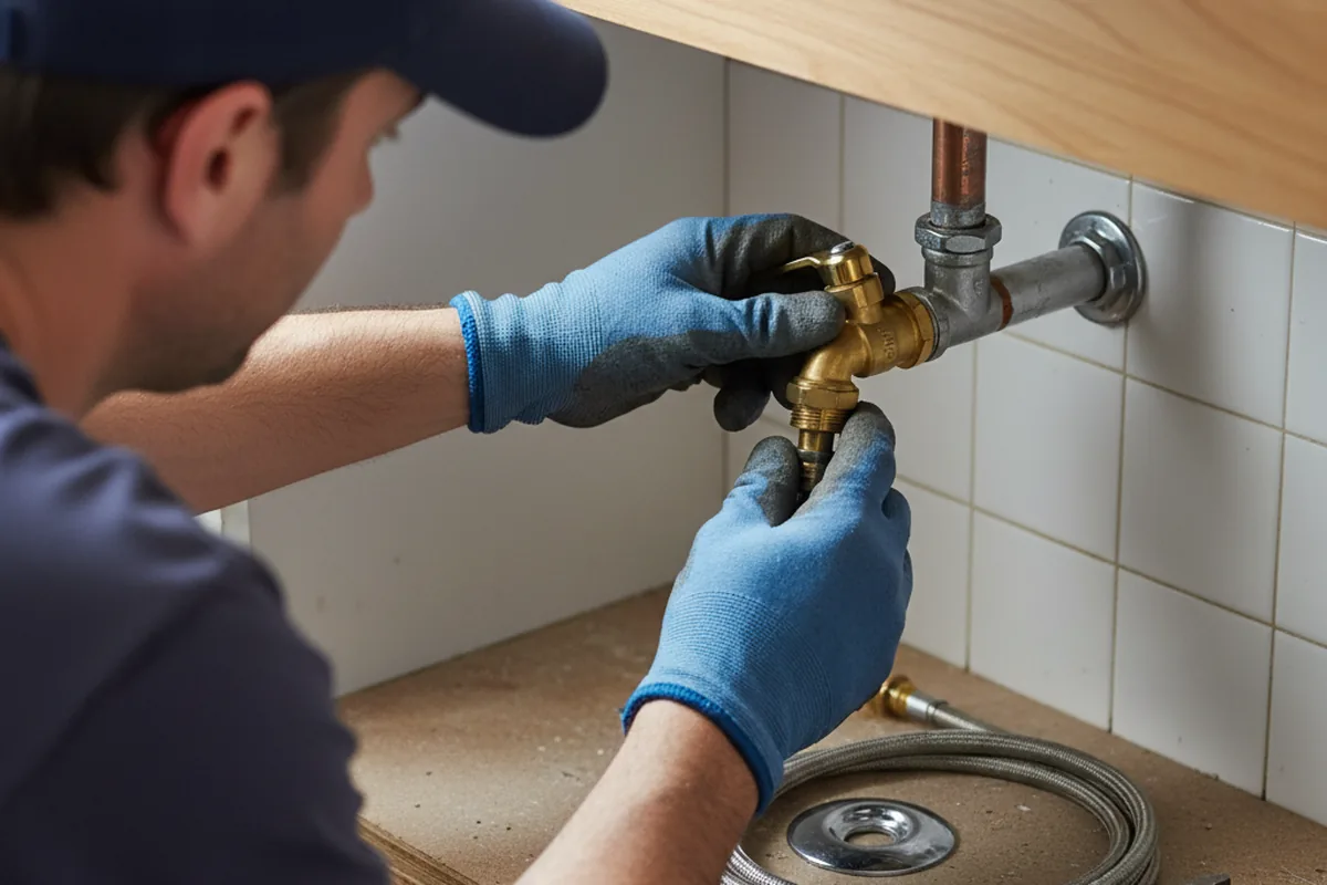 Shutoff valve and fitting work during Emergency Plumbing in Clearlake